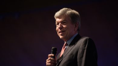 Photo of Senator Blunt traveling the state this week