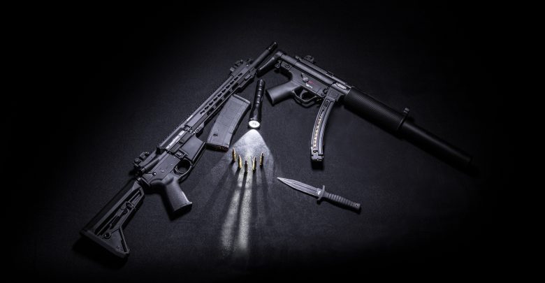 Ammunition assault rifles black