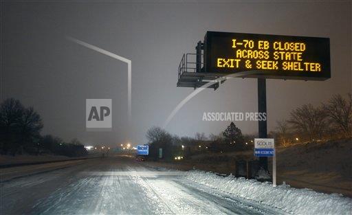 Kansas blizzard