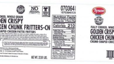 Photo of Tyson recalls chicken fritters distributed to institutional locations