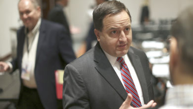 Photo of Jay Ashcroft Visiting Carthage Today.