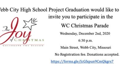 Photo of The Joy of Christmas Webb City Parade is TONIGHT!