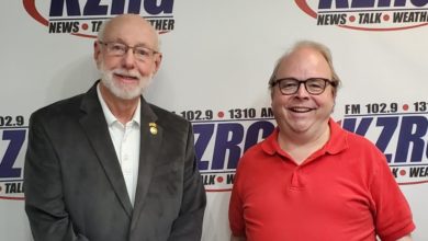 Photo of State Senator Bill White explains his yes vote on gas tax