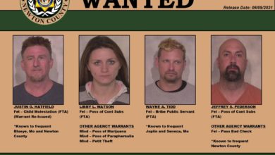 Photo of Newton County Sheriff’s Office issues Warrant Wednesday