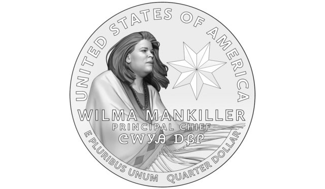 WilmaMankiller quarter