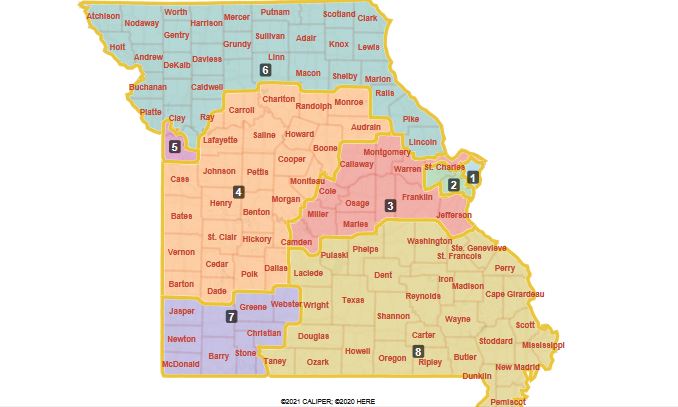 MO District Maps
