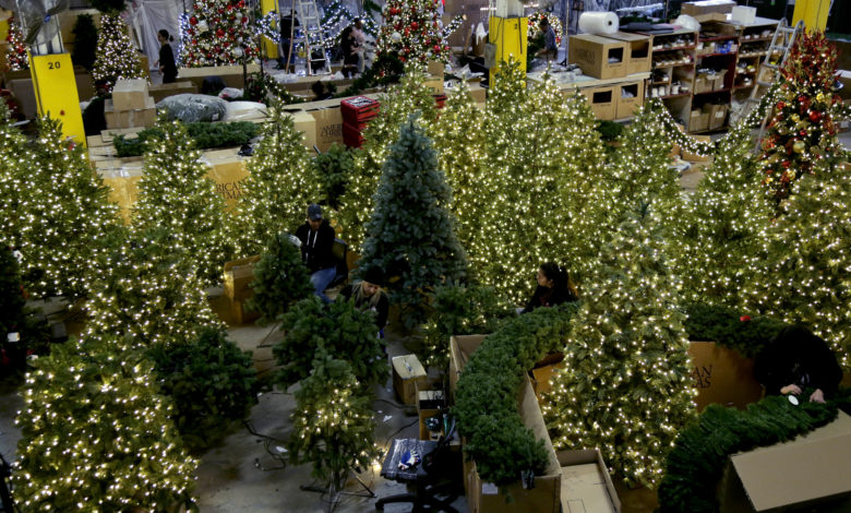 Christmas Tree Holiday light lights