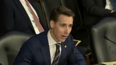 Photo of Hawley sponsoring bill allowing lawsuits against Big Tech over child sex abuse content