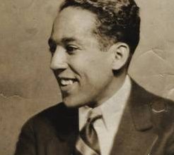 Photo of Langston Hughes display at Joplin History Museum through April 2025