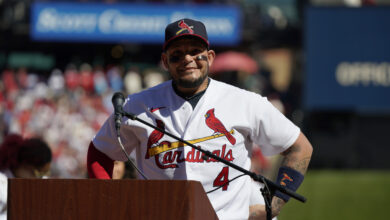 Photo of Cardinals name Yadier Molina as special assistant to president of baseball operations