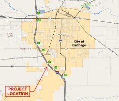 Photo of Route HH Project to Build Roundabout in Carthage to begin May 6th