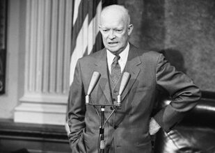 Photo of Eisenhower, only President from Kansas, subject of new book by Dr. Steven Wagner