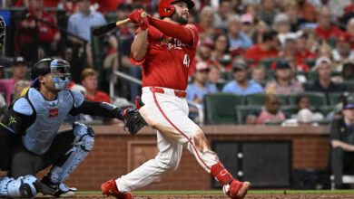Photo of Nolan Arenado, Alec Burleson each drive in 2 runs to help the Cardinals beat the Rays 5-2