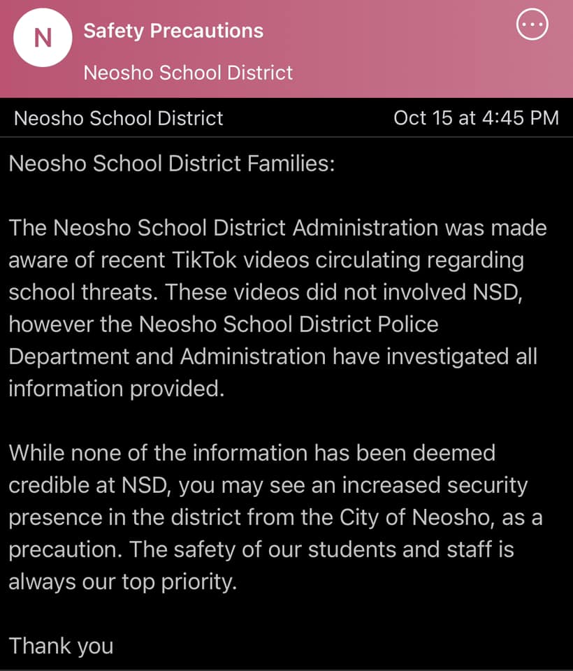 Neosho Threat