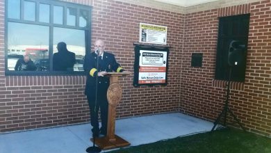 Photo of Safe Haven Baby Box open at Joplin Firehouse 7