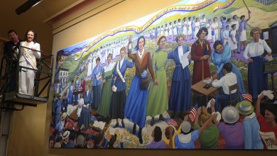 Photo of Kansas unveils a mural honoring ‘rebel women’ who campaigned for voting rights