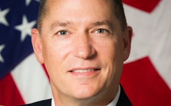 Photo of Kehoe names General Charles D. Hausman as Missouri National Guard Adjutant General