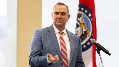 Photo of Missouri Governor Mike Kehoe on storm relief, accomplishments, tax reforms