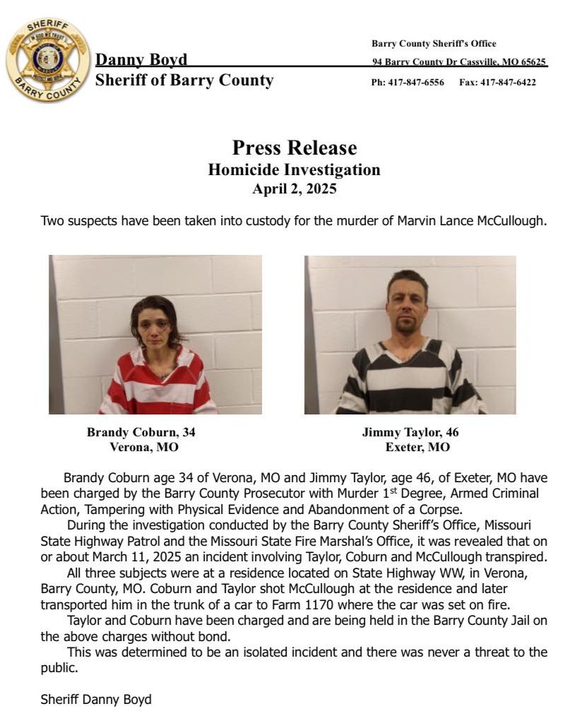 Barry co murder