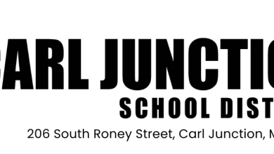 Photo of Helicopter to assist with rooftop unit installation at Carl Junction Schools