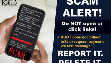 Photo of KDOT renews warning about toll scam texts