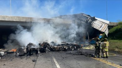 Photo of One man in custody after fiery crash on I-44/Hwy 60 near Vinita