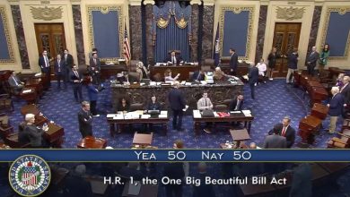 Photo of Senate passes Trump’s big tax breaks and spending cuts bill as Vance breaks 50-50 tie