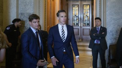 Photo of Hawley says he had ‘good chat’ with Trump after dust-up over stock trading bill