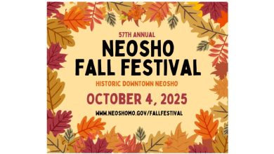 Photo of 57th Annual Neosho Fall Festival on historic downtown Neosho square