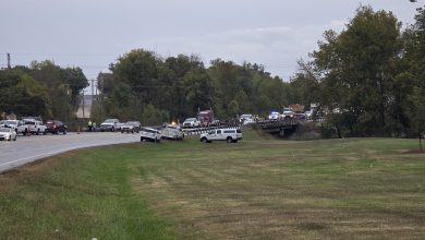 Photo of Trail derailment over Turkey Creek on Thursday