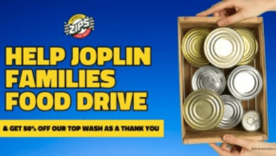 Photo of ZIPS Car Wash Partners for Food Drive